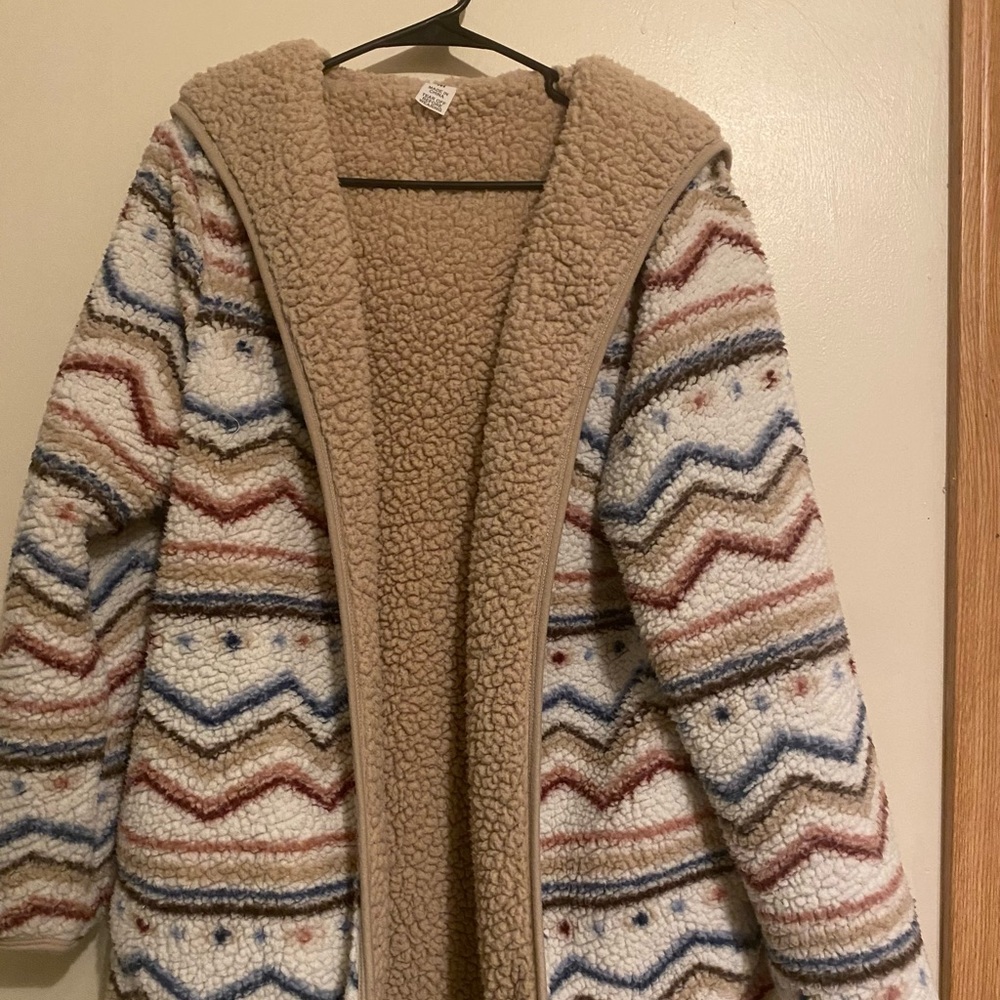 Cozy Multicolor Teddy Jacket